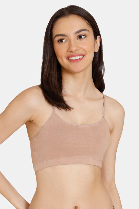 Zivame Girls Double Layered Non Wired Full Coverage Slip-on Beginner Bra (Pack of 2) - Multicolor — image 5
